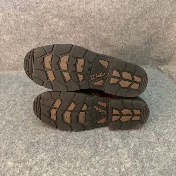 Cabela’s Men’s 11” Pinedale Brown Leather Pull Up Western Work Boots - Picture 9 of 9